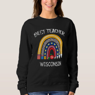 Bästa läraren i Wisconsin Lärarens dag T Shirt