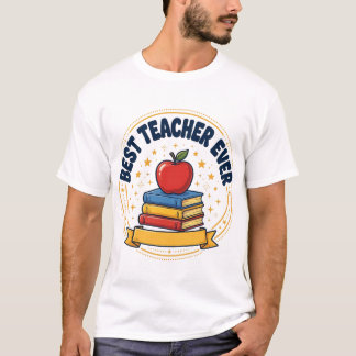 Bästa läraren någonsin Apple Retro T-Shirt