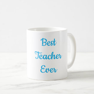 Bästa läraren någonsin kaffemugg