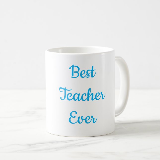 Bästa läraren någonsin kaffemugg  (Framsida höger)