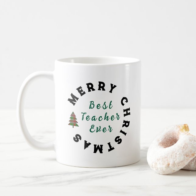 Bästa läraren någonsin present - Tacksamhet till l Kaffemugg (Med munk)