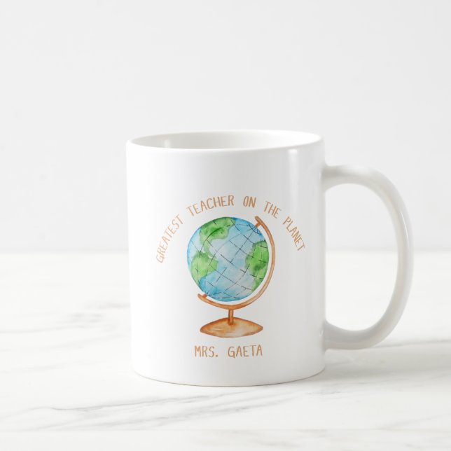 Bästa läraren på planeten  kaffemugg (Höger)