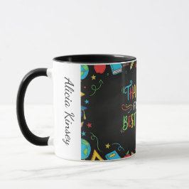 Bästa läraren tack personlig mugg