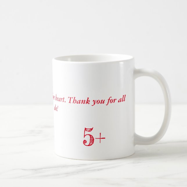 Bästa lärarepresenter Tacksamhetspresenter Kaffemugg (Höger)