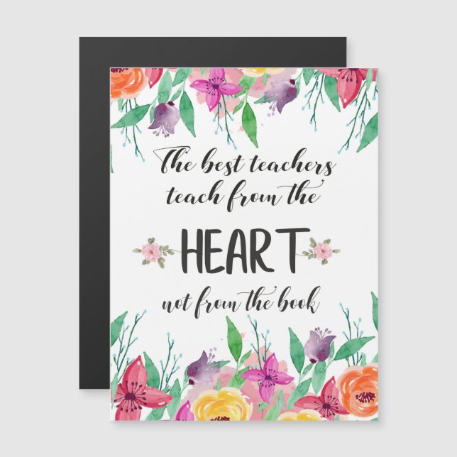 Bästa lärarpris - citat Tack för presentationen (Fram/baksida)