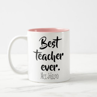Bästa lärarskolan någonsin i Cute Apprecision i sk Två-Tonad Mugg