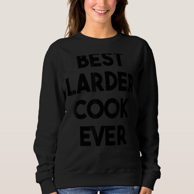 Bästa Larder Cook någonsin T Shirt (Framsida)