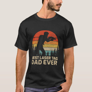 Bästa laserMärkrn Pappa någonsin Fars dag T Shirt
