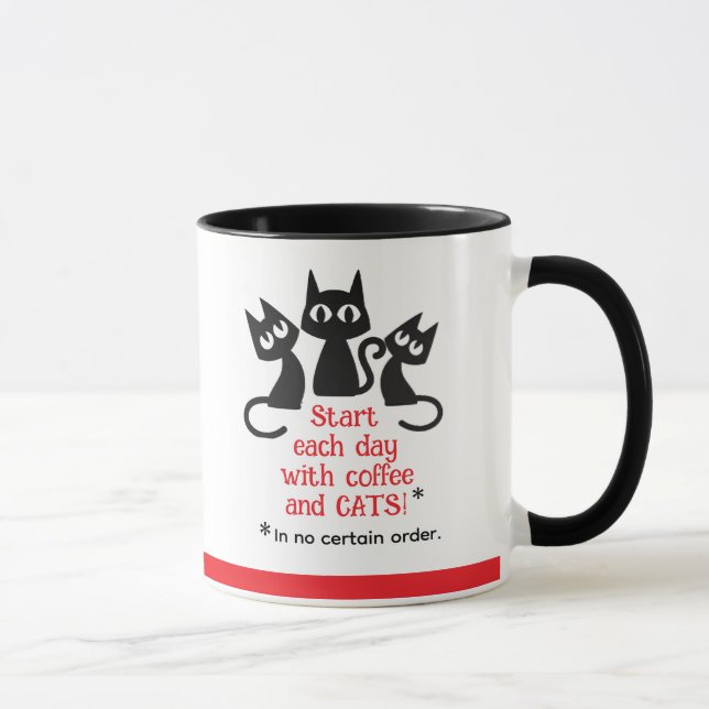 Bästa Laugh! Funny Cat-tema Gift Mugg (Höger)