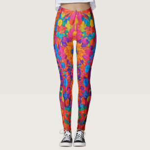 Bästa LED-utskrivna färgbilder Leggings