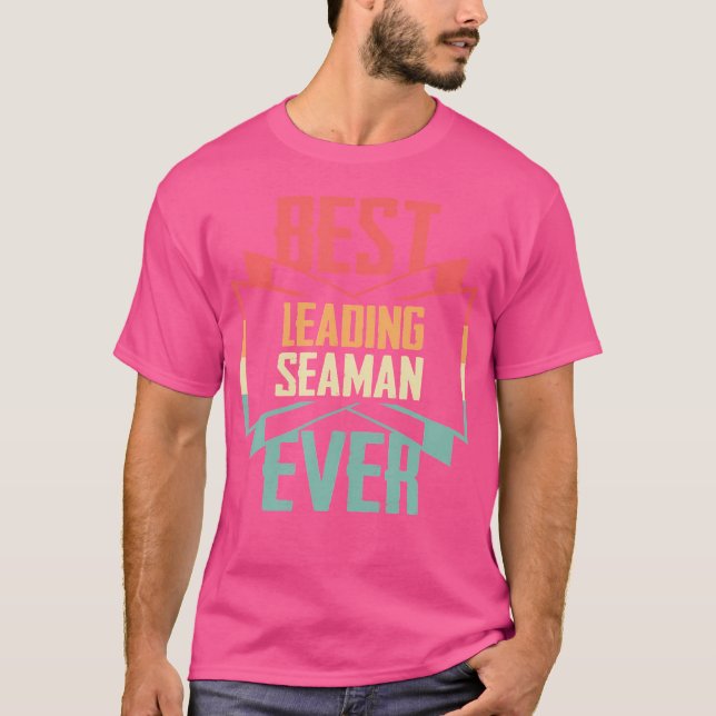Bästa ledande sjöman någonsin t shirt (Framsida)