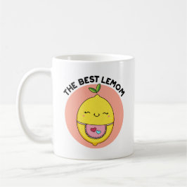 Bästa Lemom Funny Lemon Pun Kaffemugg