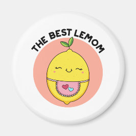 Bästa Lemom Funny Lemon Pun Magnet