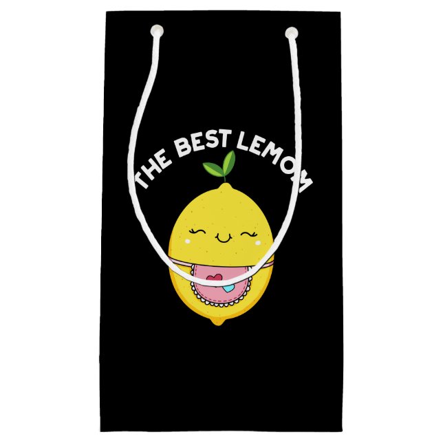 Bästa Lemom Funny Lemon Pun-Mörken BG (Framsidan)