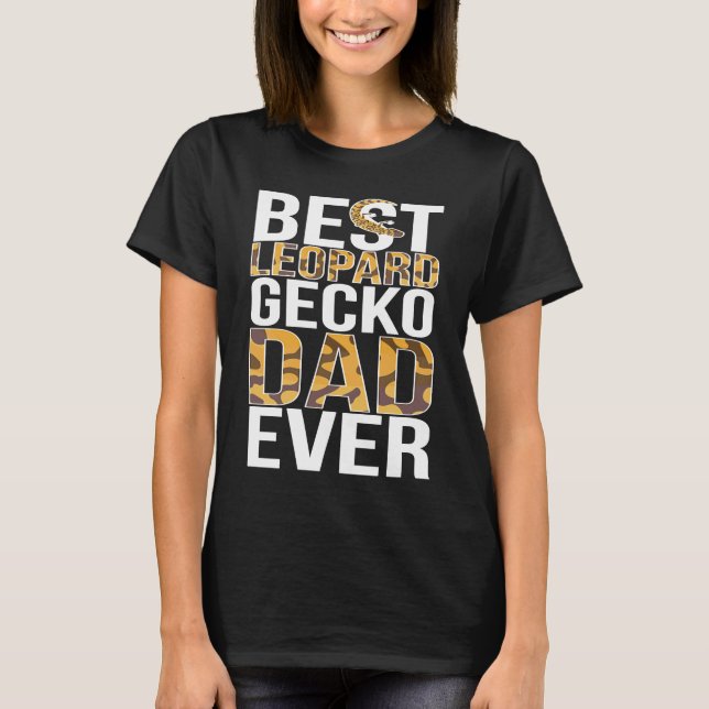 Bästa Leopard Gecko Pappa Någonsin Leopard Gecko Ä T Shirt (Framsida)