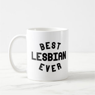 Bästa lesbiska någonsin kaffemugg