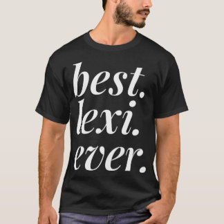 Bästa Lexi-Personligen i Namn, Woman Girl BFF för T Shirt