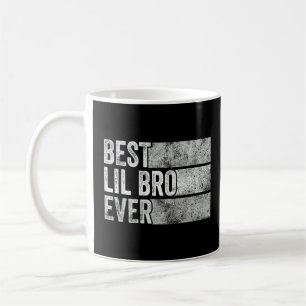 Bästa Lil Bro Allny Lundny Brother Vintage Dis Kaffemugg
