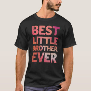 Bästa lilla broder någonsin, Gradient Färg T Shirt