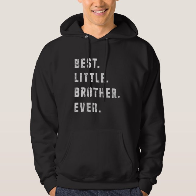 Bästa lilla bror för Gift Idea Hoodie (Framsida)