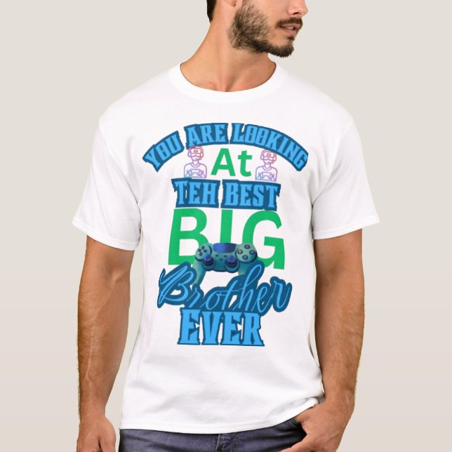 Bästa lilla bror någonsin Shirt T (Framsida)