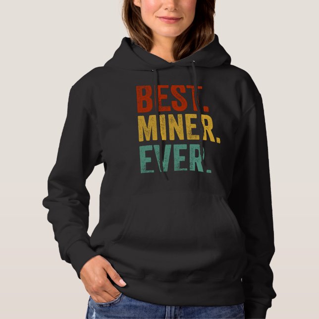 Bästa lilla någonsin-datautvinning Ingenjör Miner T Shirt (Framsida)