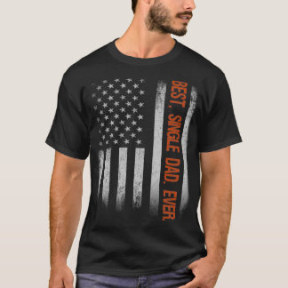 Bästa lilla Pappa någonsin Amerikanska Flagga-Gif T Shirt