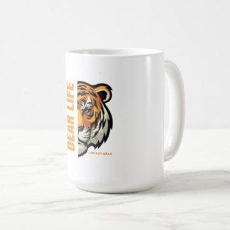 Bästa liv - jag är ingen svag inspirationskaffe Mu Kaffemugg