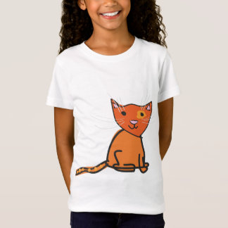 Bästa ljust rödbrun katt tee shirt