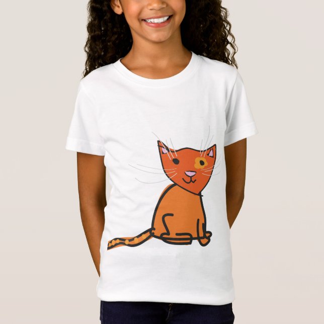 Bästa ljust rödbrun katt tee shirt (Framsida)