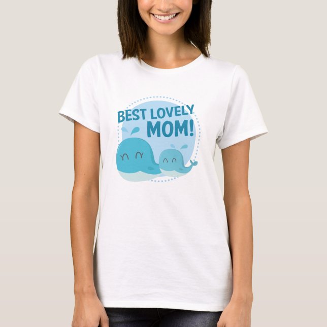 Bästa Loely Mamma T Shirt (Framsida)