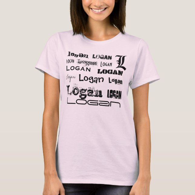 Bästa Logan-ized spagetti Tee Shirt (Framsida)