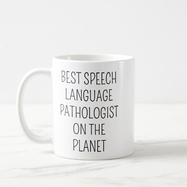 Bästa logoped/språkterapeut  kaffemugg (Vänster)