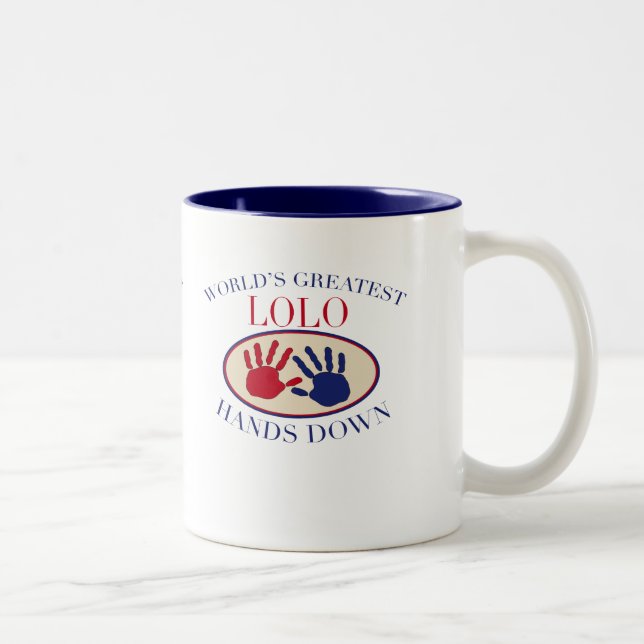 Bästa Lolo utan konkurrens Två-Tonad Mugg (Höger)