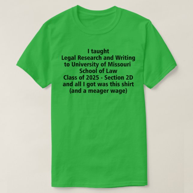 Bästa LRW-professor T Shirt (Design framsida)
