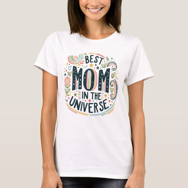 Bästa M i Universe T-shirt (Framsida)