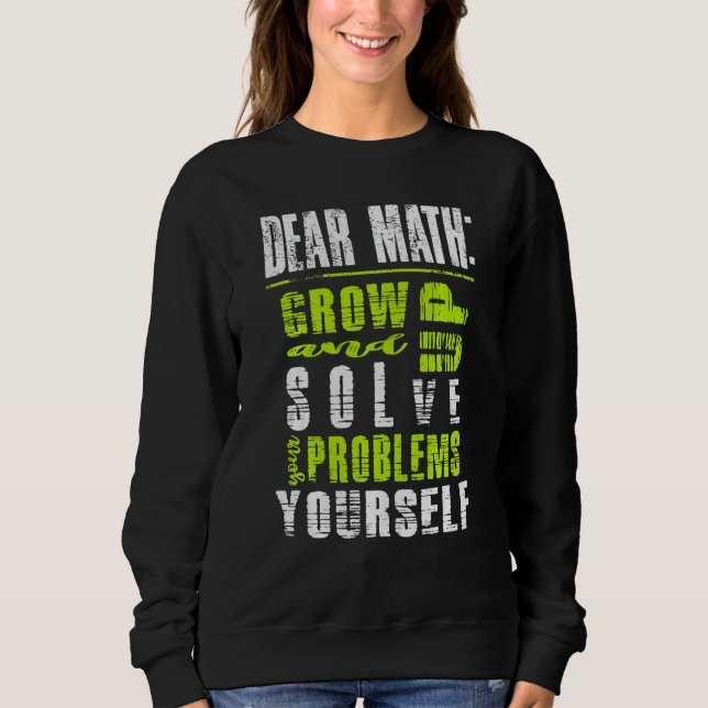 Bästa Mahts växa upp och lösa dina problem själv T Shirt (Framsida)
