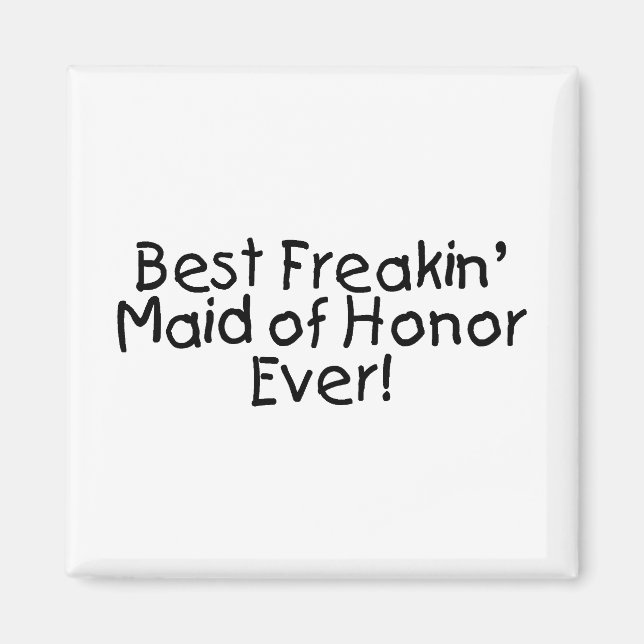 Bästa Maid of honor Magnet (Framsidan)