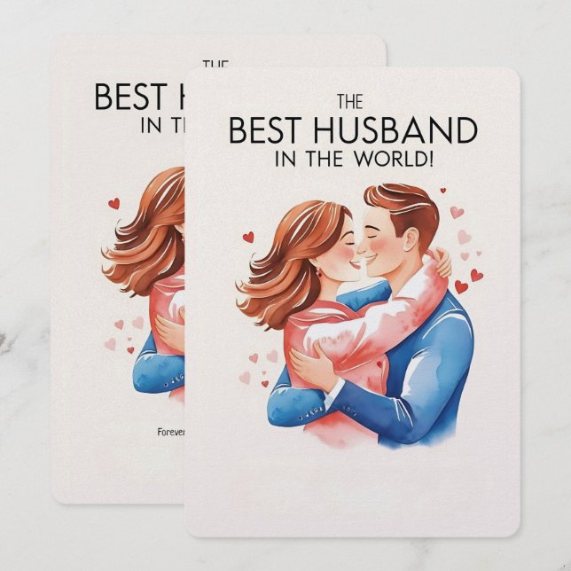 "Bästa Make"-Helgdag-kort Julkort (Fram/baksida)