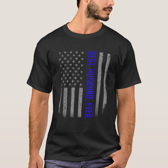 Bästa Make någonsin amerikanska Flagga-gåva för Fa T Shirt (Framsida)