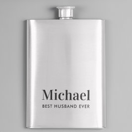 Bästa Make någonsin Monogram Fickplunta