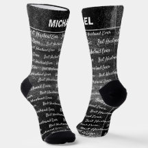 Bästa Make någonsin | Svart Dream Abstrakt Socks