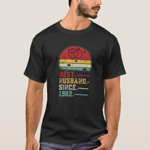 Bästa Make sedan 1982 Bröllop Graphic 40Th Anniv T Shirt