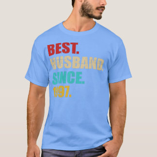 Bästa make sedan 1997 för 25:e bröllop-årsdagen t shirt