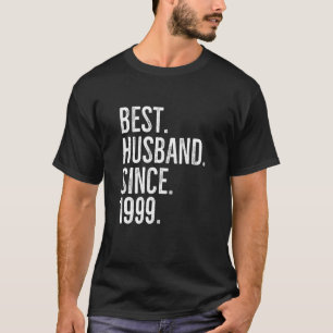 Bästa Make sedan 1999 Epic Couple Bröllop Annive T Shirt