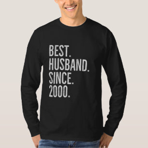 Bästa Make sedan 2000 Epic Couple Bröllop Annive T Shirt
