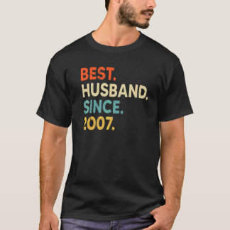 Bästa Make sedan 2007 15:e Bröllop-årsdagen V T Shirt