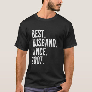 Bästa Make sedan 2007 Epic Couple Bröllop Annive T Shirt