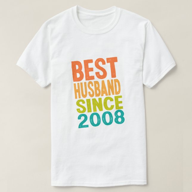 Bästa Make sedan 2008 T Shirt (Design framsida)