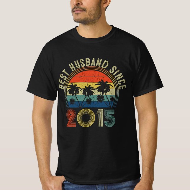 bästa make sedan 2015 t shirt (Framsida)